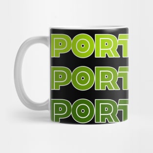 Green Portland (Inline) Mug